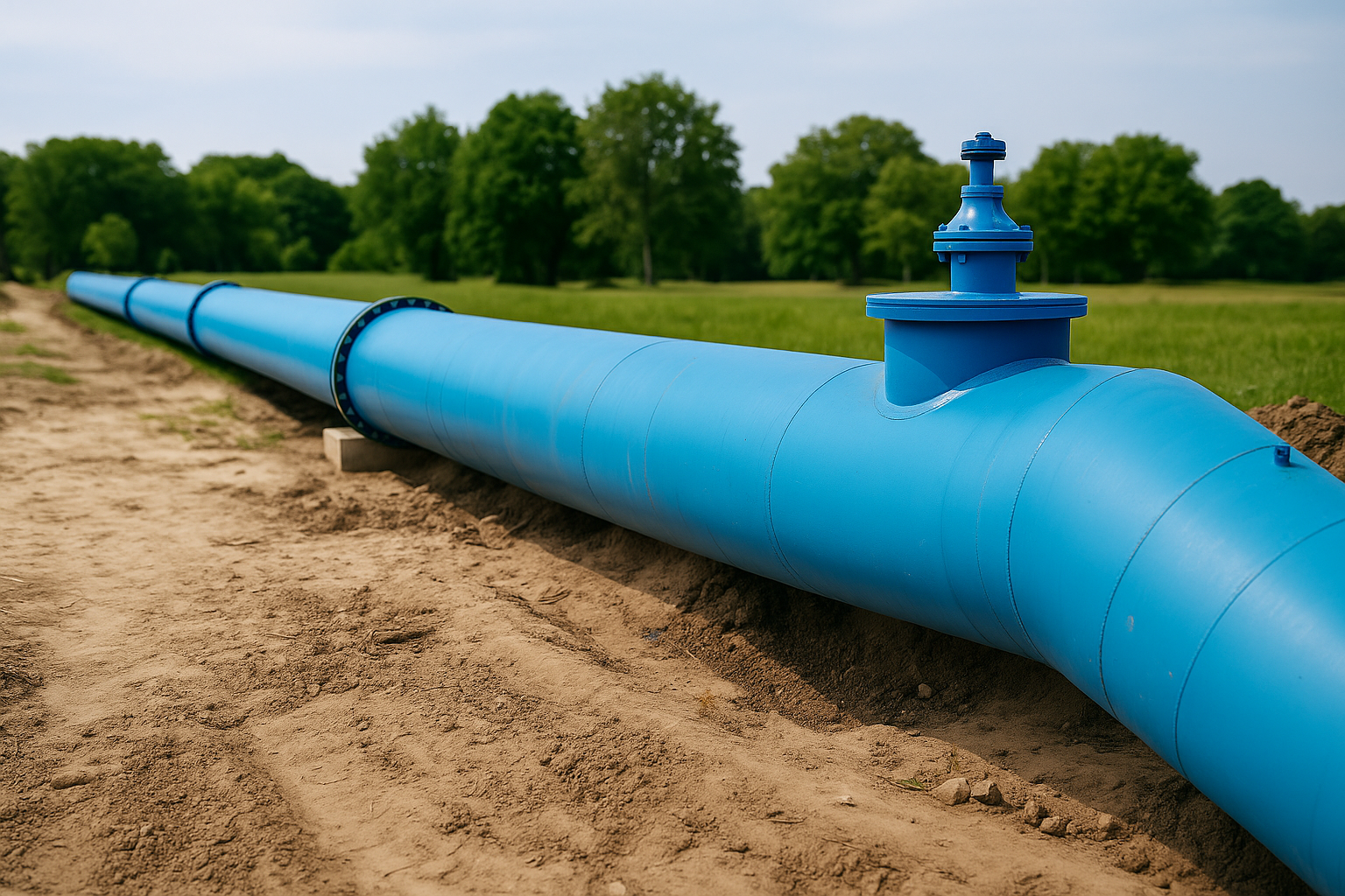 Ong thep dan nuoc sach